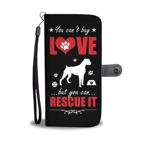 Dog Rescuer Wallet phone case