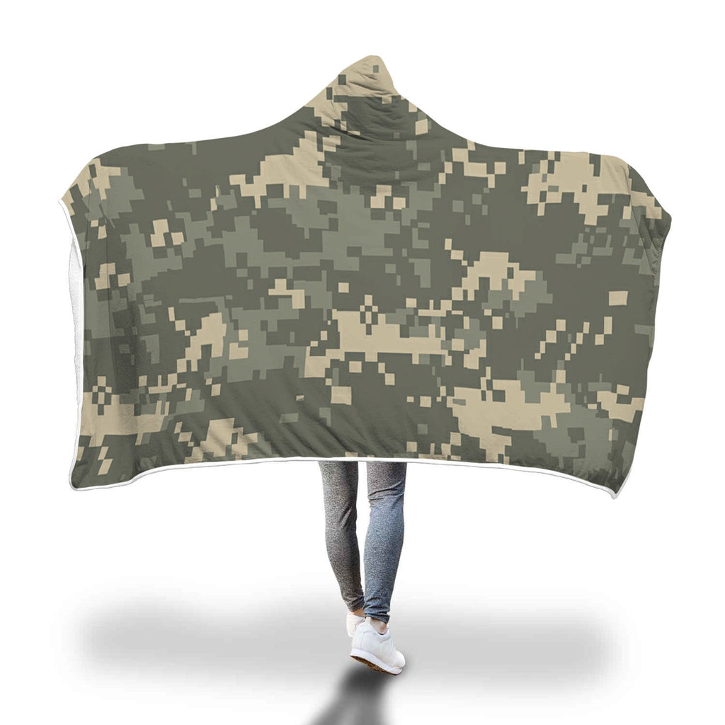 Army Hooded Blanket