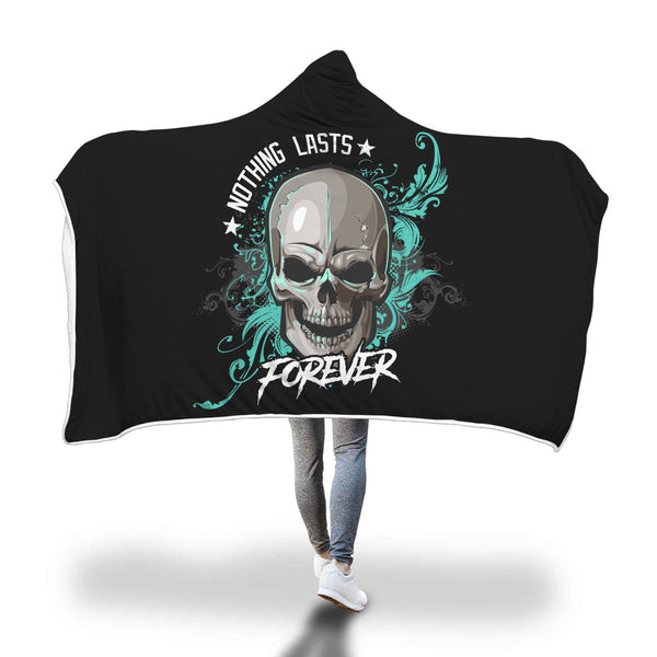 Skull Hooded Blanket